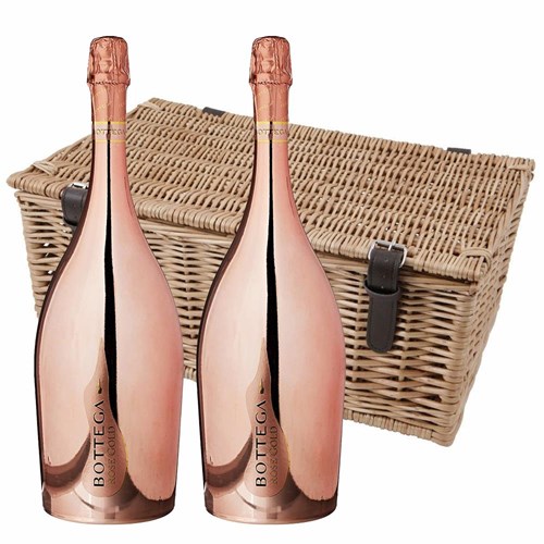 Magnum of Bottega Prosecco Rose 150cl Duo Magnum Hamper (2x150cl)